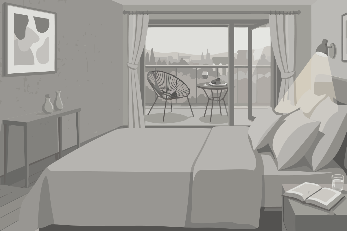 One-Bedroom King Suite with Parlor